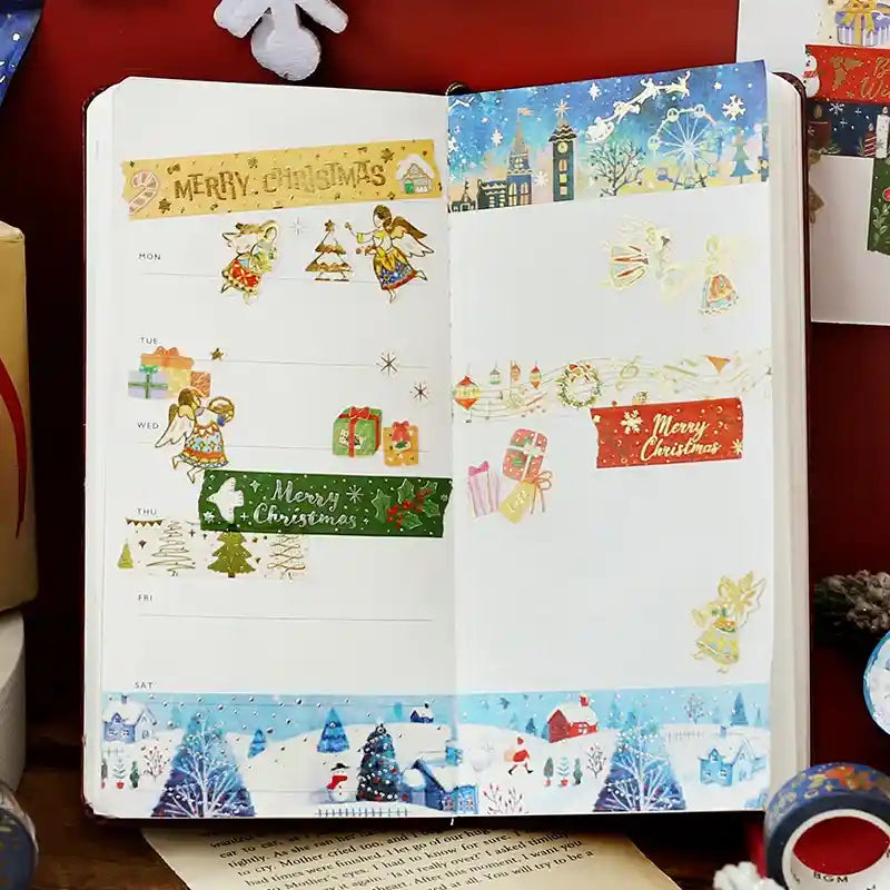 BGM - Washi Tape 30 mm - Ciudad Navideña