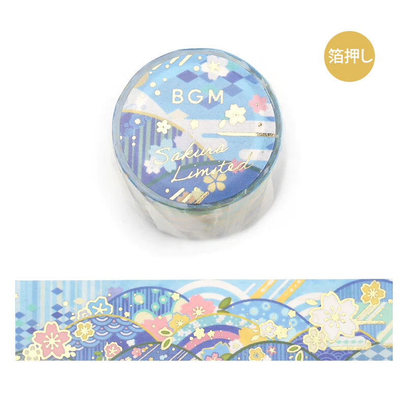 BGM - Washi Tape 30 mm Sakura Limited - Japanese Pattern