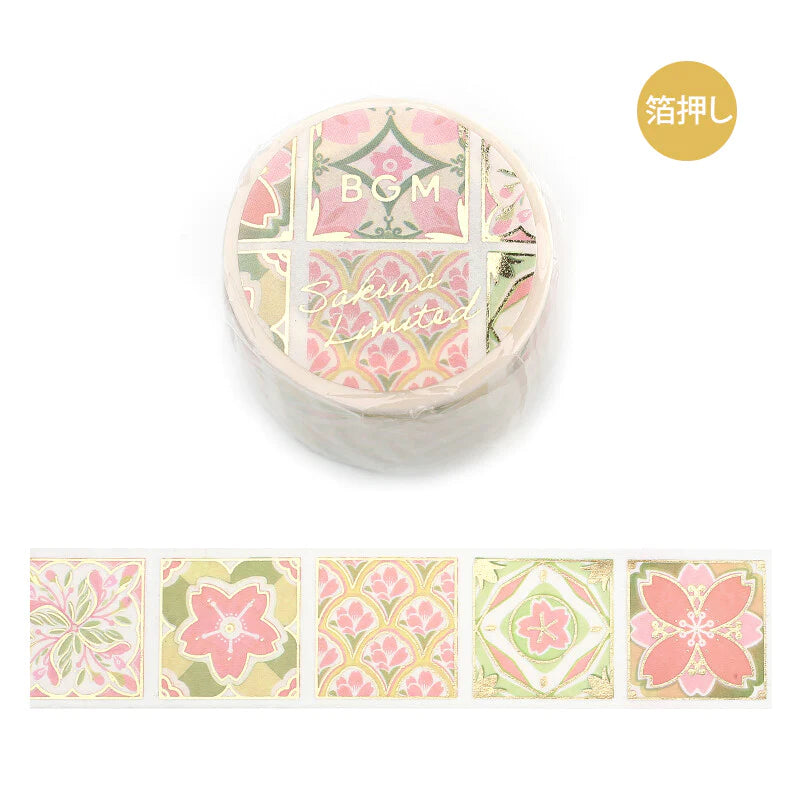 BGM - Washi Tape 30 mm Sakura Limited - Tile