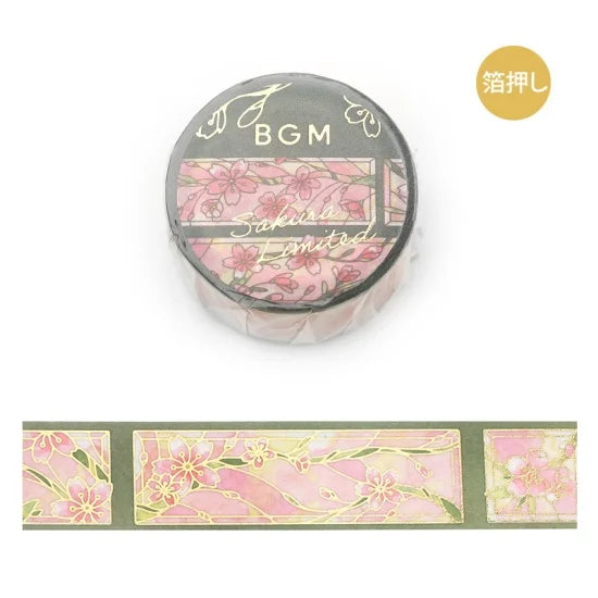 BGM - Washi Tape 20 mm Sakura Limited - Stained Glass