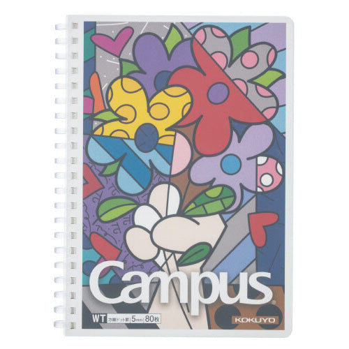 Kokuyo - Cuaderno Romero Britto - Puntos B6 - Flores