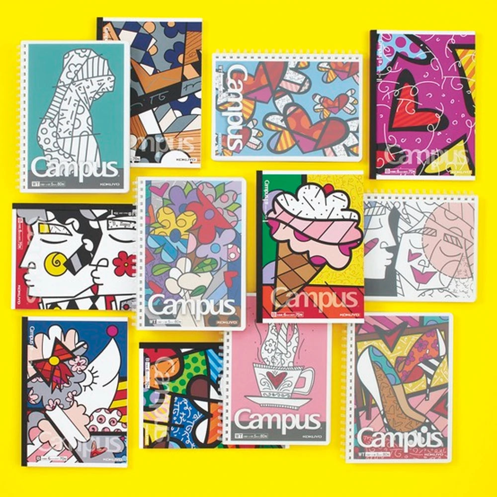 Kokuyo - Cuaderno Romero Britto - Puntos B6 - Tacón