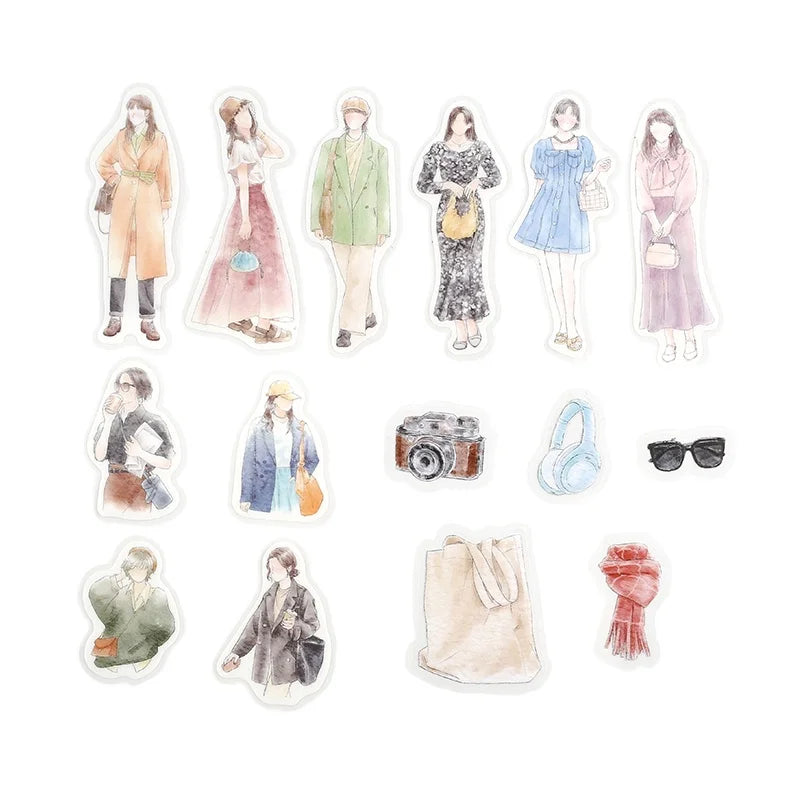 BGM - Pegatinas sueltas 45 ud - Cherie - Omotesando