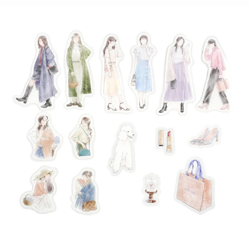 BGM - Pegatinas sueltas 45 ud - Cherie - Ginza