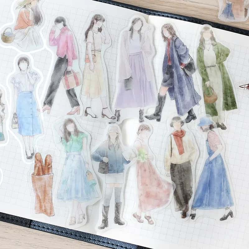 BGM - Pegatinas sueltas 45 ud - Cherie - Ginza