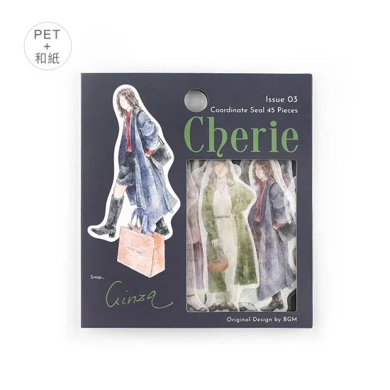 BGM - Pegatinas sueltas 45 ud - Cherie - Ginza