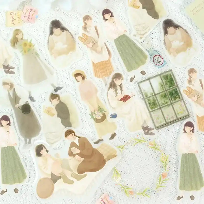 BGM - Pegatinas sueltas 45 ud - Light Colored Girls - VIRGIN
