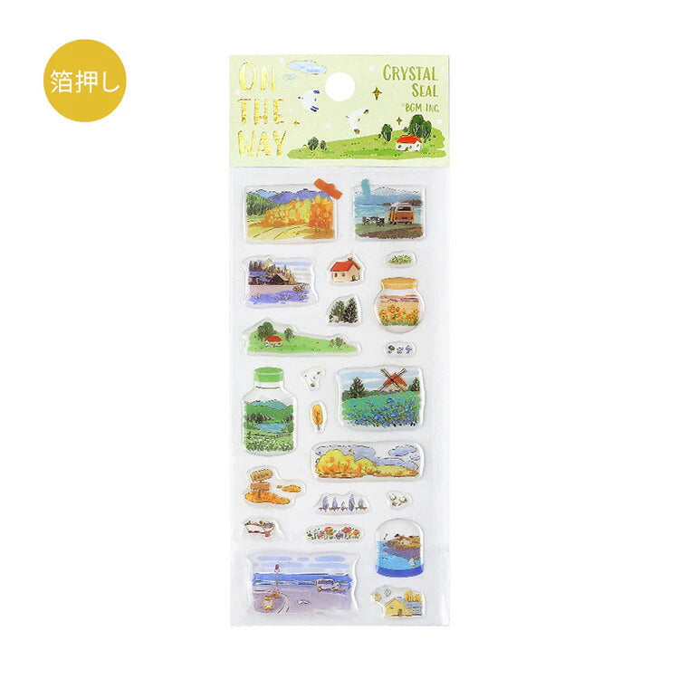 BGM - Pegatinas Crystal Seal - Travelling Scenery