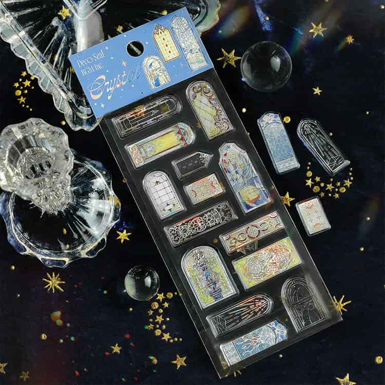 BGM - Pegatinas Crystal Seal - Stained Glass