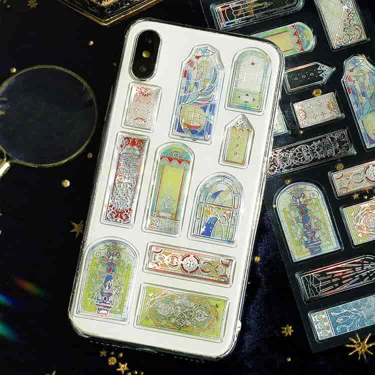 BGM - Pegatinas Crystal Seal - Stained Glass