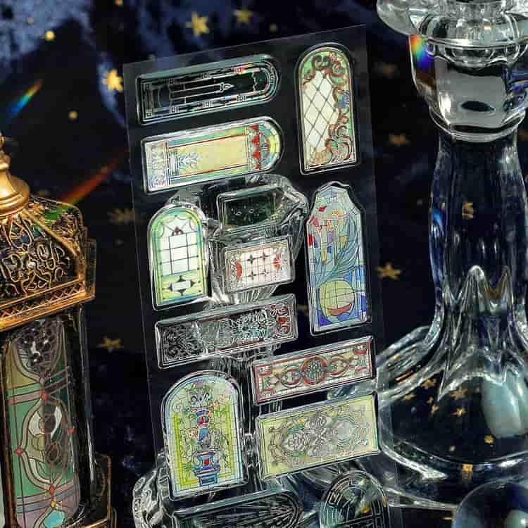 BGM - Pegatinas Crystal Seal - Stained Glass