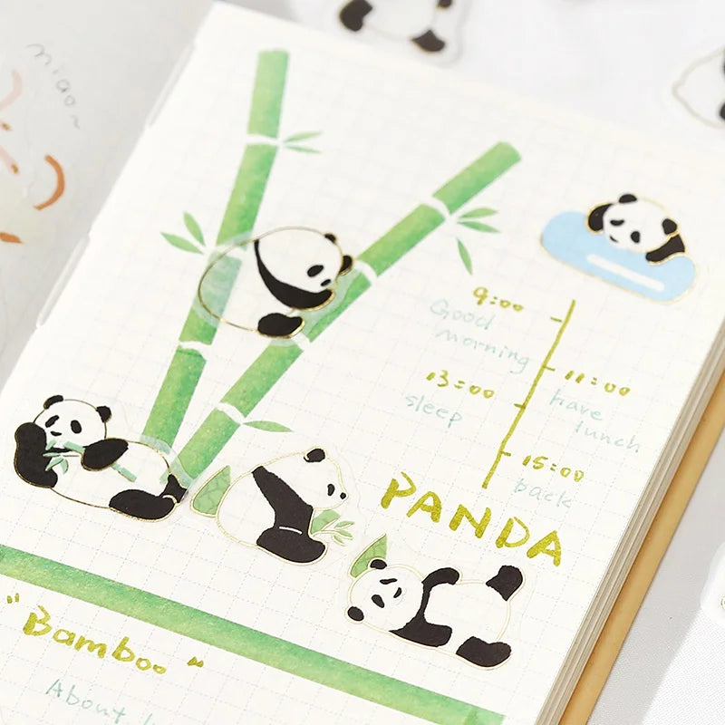 BGM - Pegatinas sueltas 45 ud IPPAI - Pandas