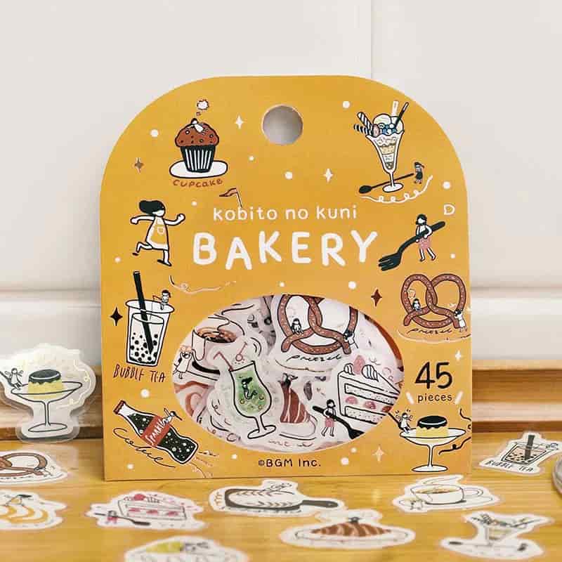 BGM - Pegatinas sueltas 45 ud - Bakery - Kobito no Kuni