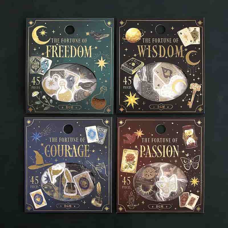 BGM - Pegatinas sueltas 45 ud - Courage - The Fortune of