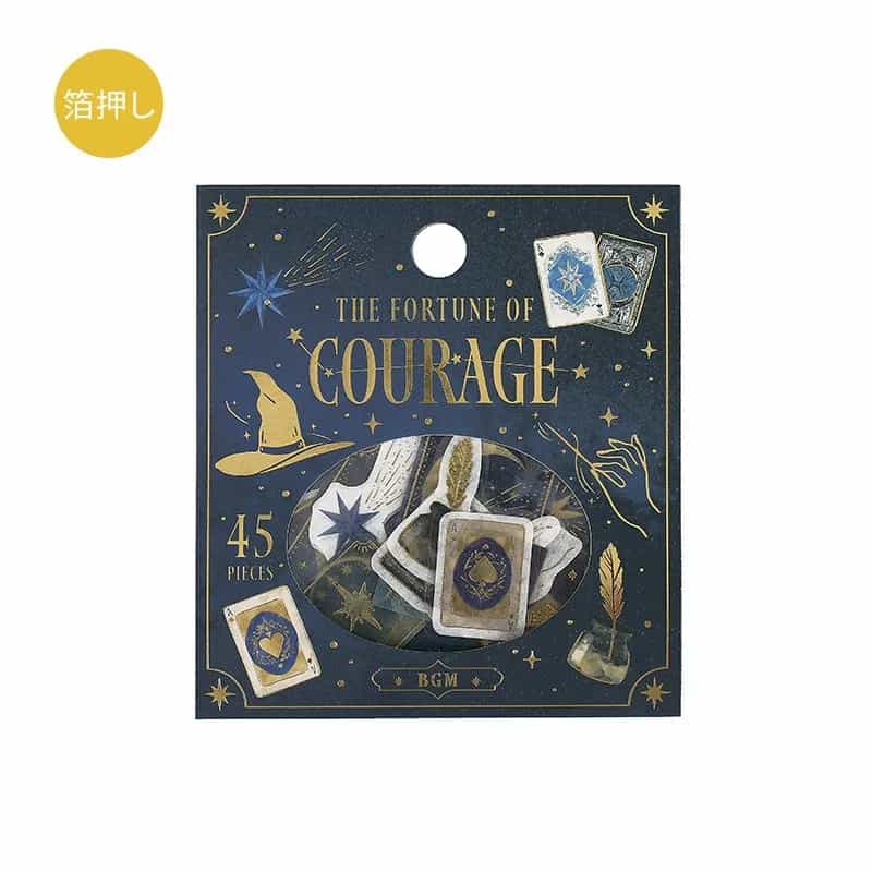 BGM - Pegatinas sueltas 45 ud - Courage - The Fortune of