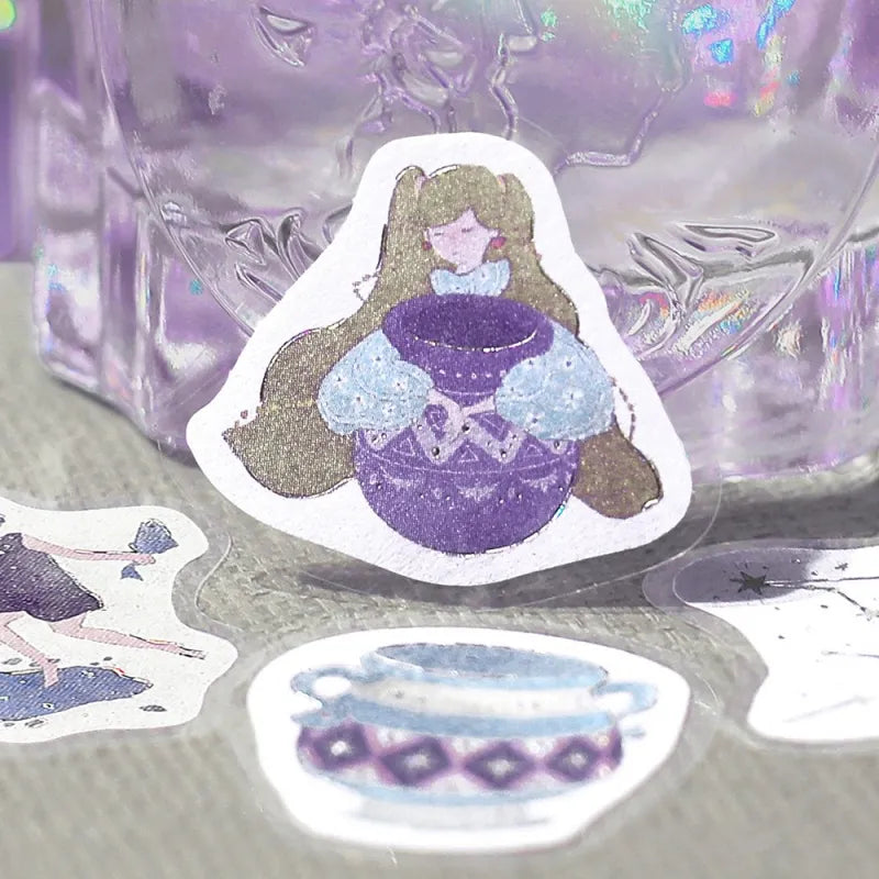 BGM - Pegatinas sueltas 45 ud - Acuario Piscis Aries - Constellation Girls