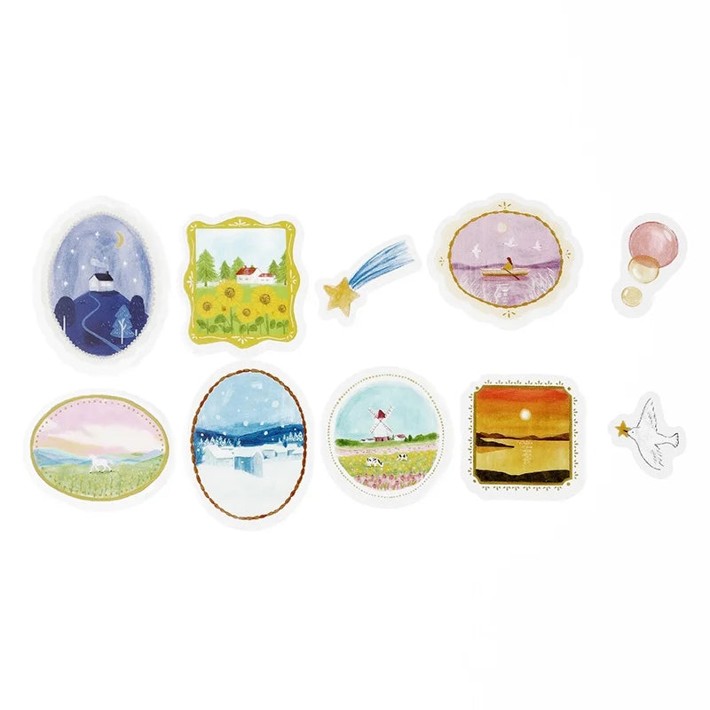 BGM - Pegatinas sueltas 30 ud - Maiden Brooch - Landscapes