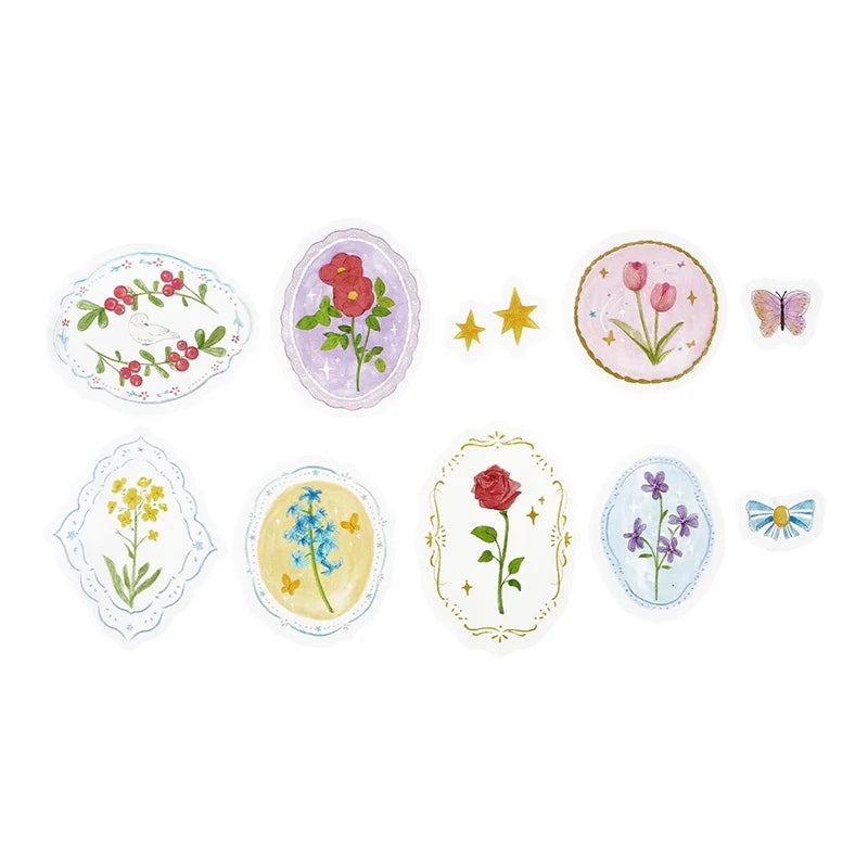 BGM - Pegatinas sueltas 30 ud - Maiden Brooch - Flower