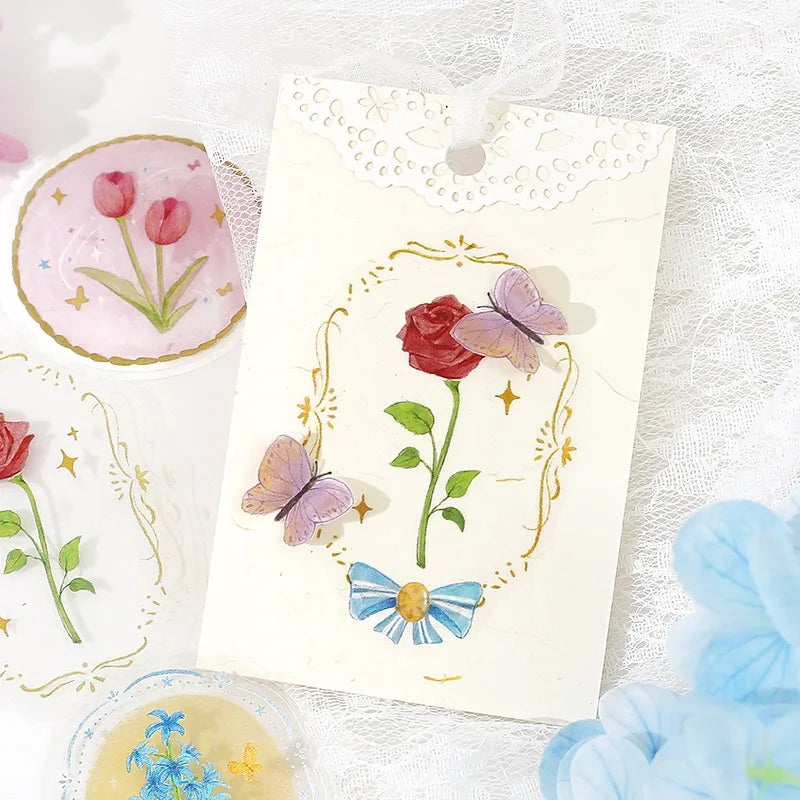 BGM - Pegatinas sueltas 30 ud - Maiden Brooch - Flower