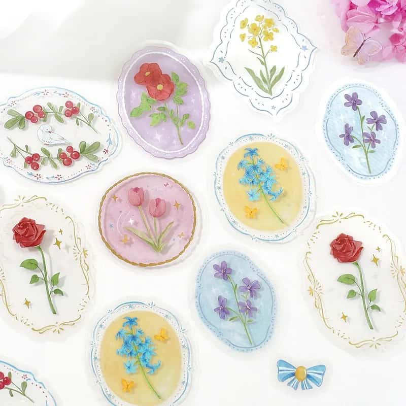 BGM - Pegatinas sueltas 30 ud - Maiden Brooch - Flower