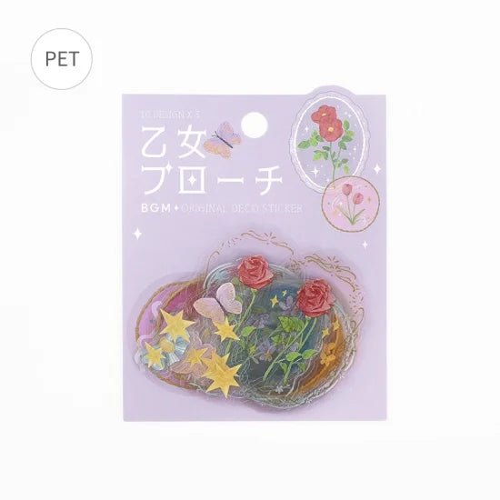 BGM - Pegatinas sueltas 30 ud - Maiden Brooch - Flower
