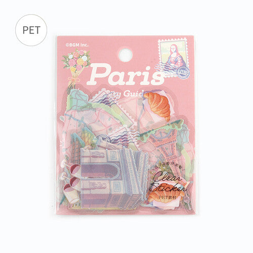BGM - Pegatinas sueltas 30 ud City Guide - Paris