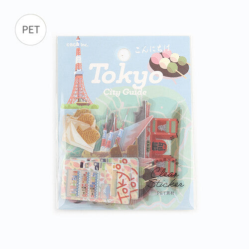 BGM - Pegatinas sueltas 30 ud City Guide - Tokyo