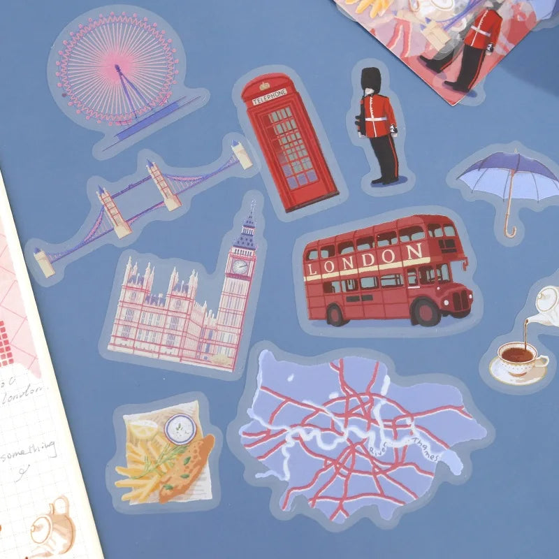BGM - Pegatinas sueltas 30 ud City Guide - London
