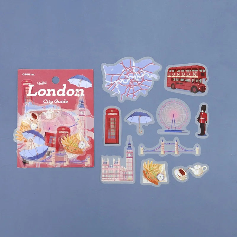 BGM - Pegatinas sueltas 30 ud City Guide - London