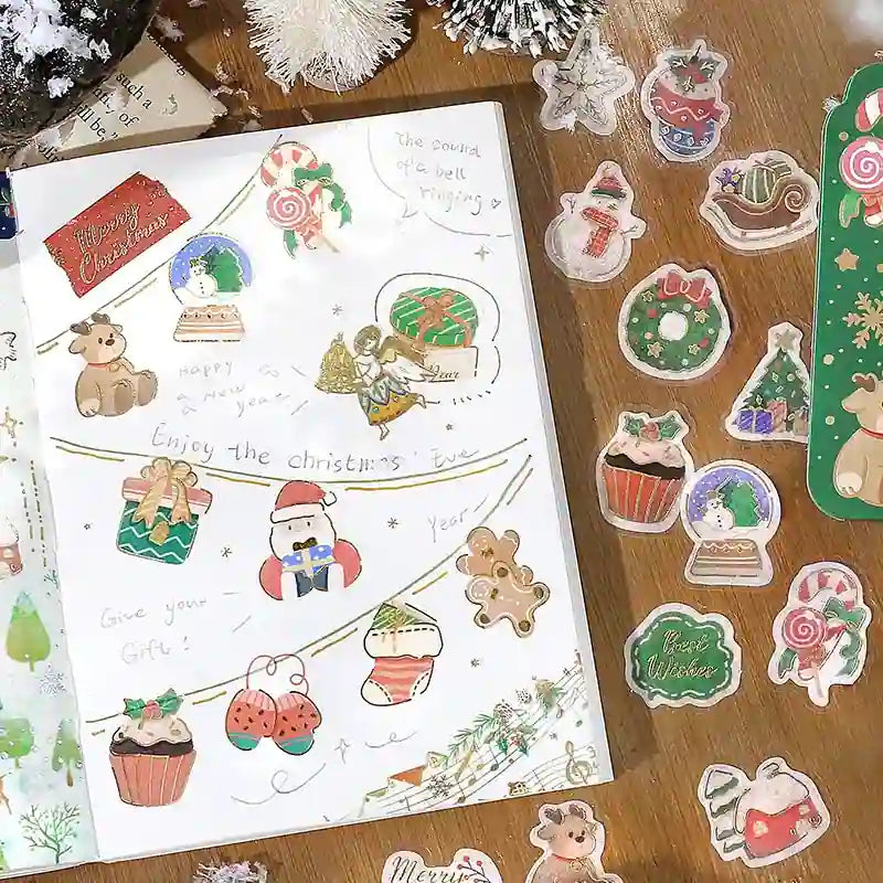 BGM - Pegatinas sueltas 45 ud - Regalos Navidad