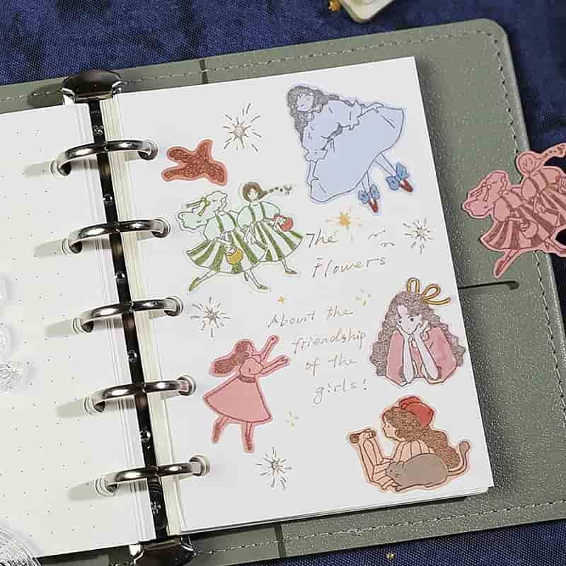 BGM - Sellos de Silicona Transparente - Flying Girl