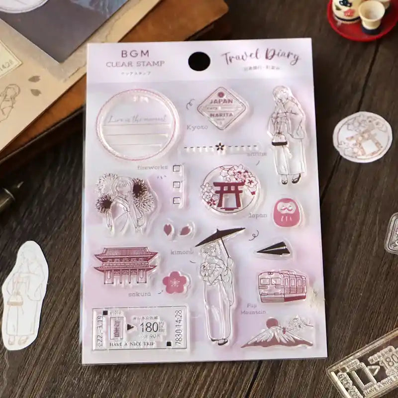 BGM - Sellos de Silicona Transparente - Viajes Urbano