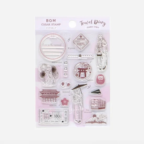 BGM - Sellos de Silicona Transparente - Viajes Urbano