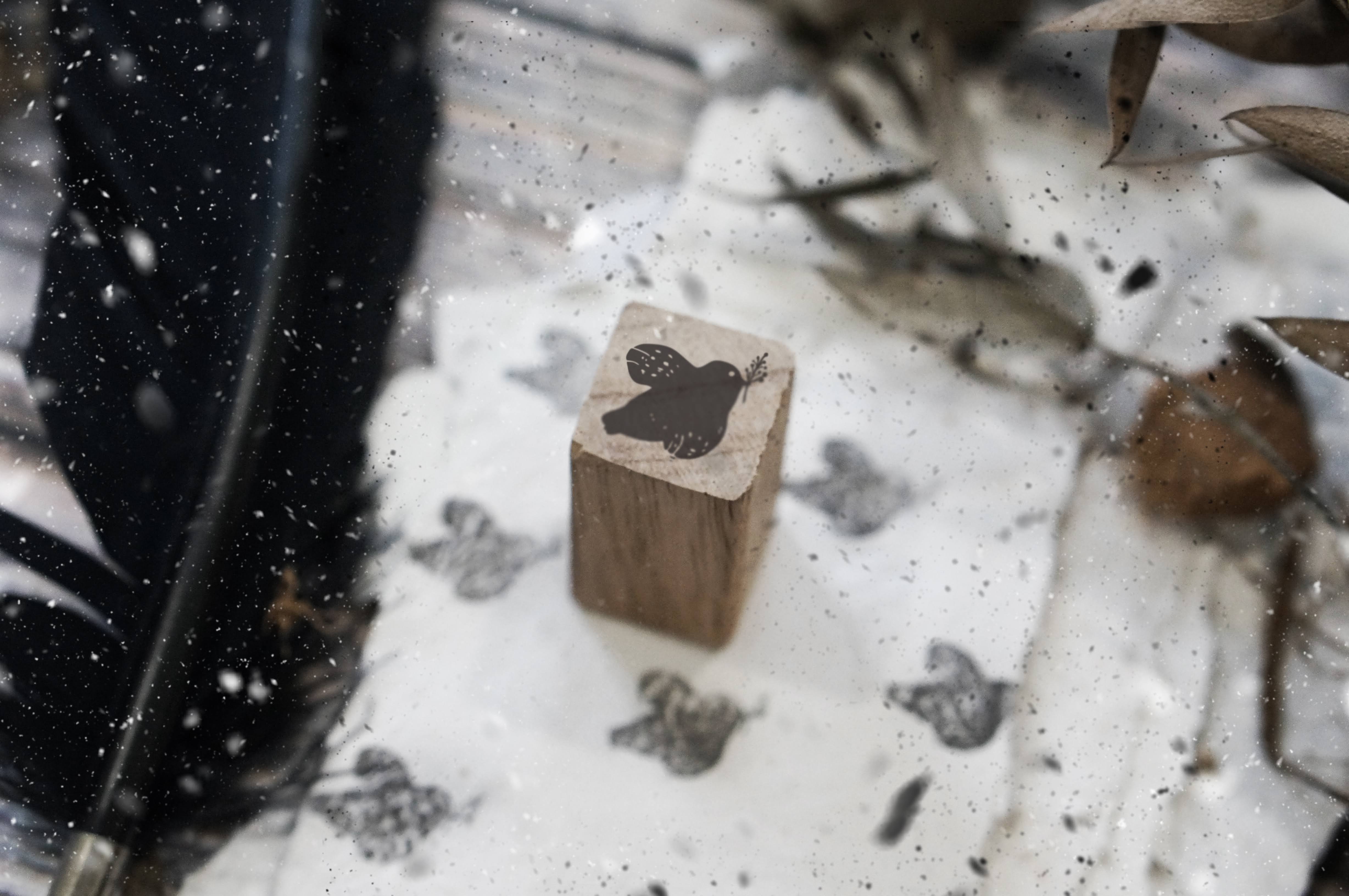 Black Milk Project - Sello de madera - Mini Bird - Bird Series II