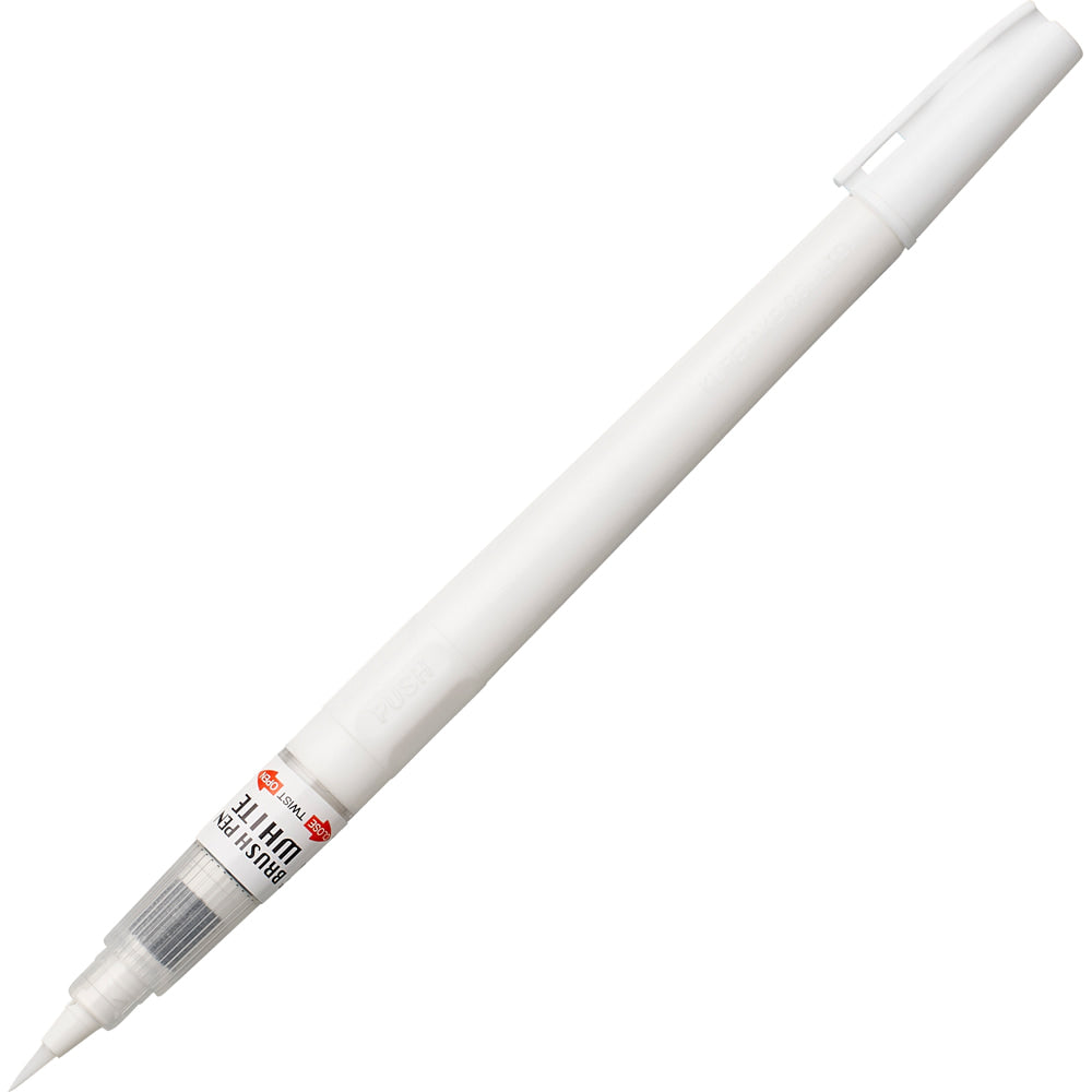 Kuretake - Brush Pen - White - ZIG Cartoonist