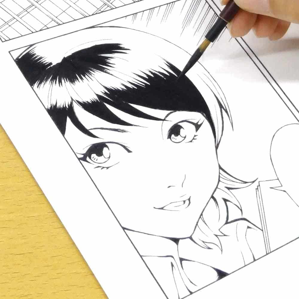 Kuretake - Tinta Sumi Super Negra - 60 ml - ZIG Cartoonist
