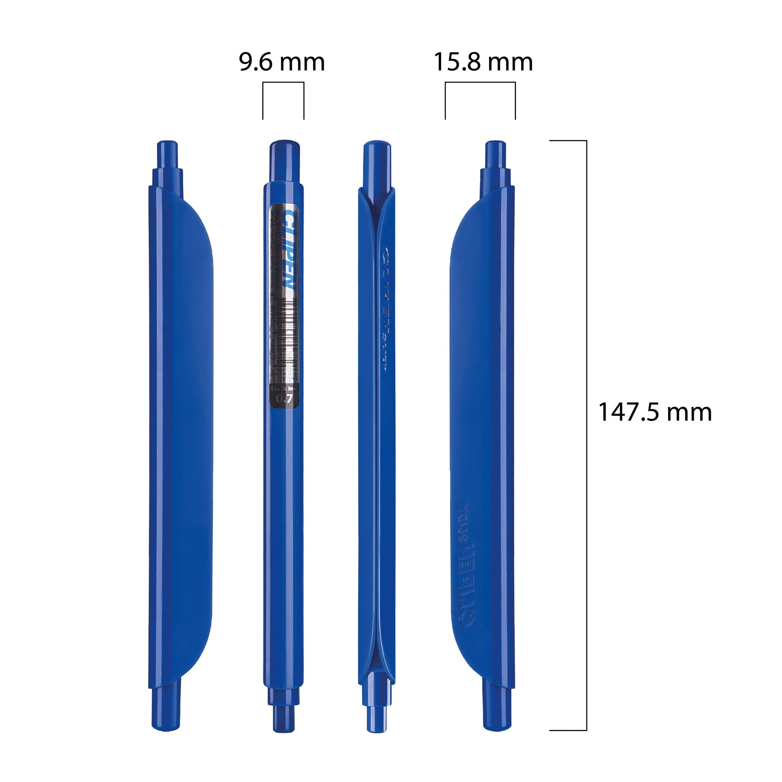 Clipen - Bolígrafo 0.7mm - 01 SnowWhite