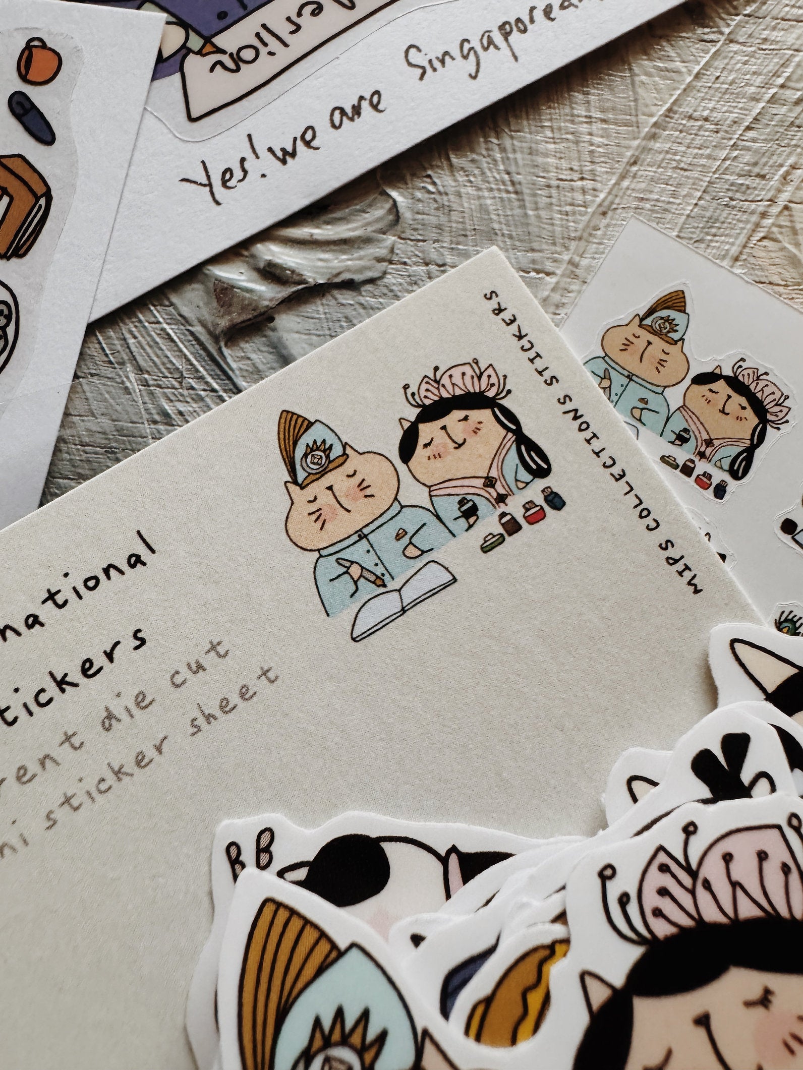 CatDoo - Pegatinas Transparentes Die Cut - Malaysia International PenShow