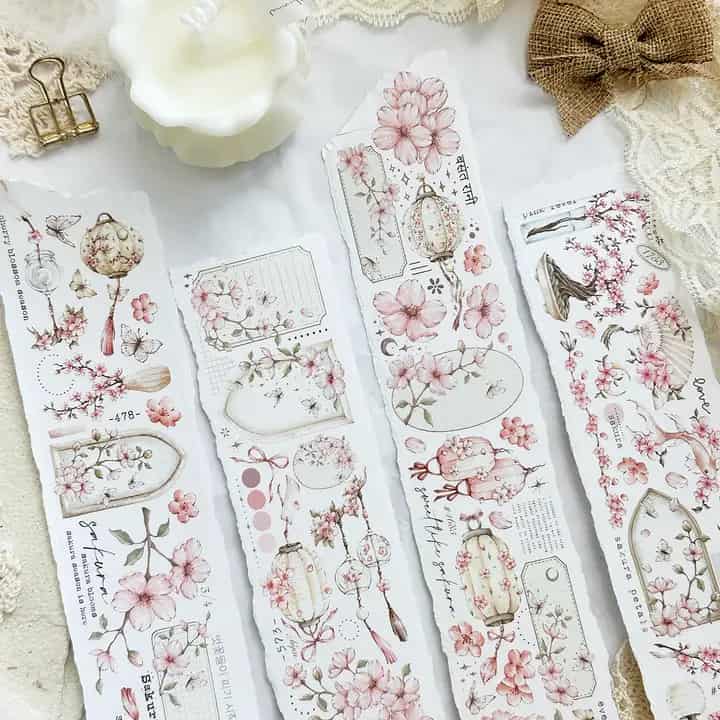 Leela Journals - Washi Tape 50mm - Sakura