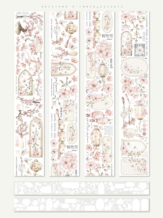 Leela Journals - Washi Tape 50mm - Sakura