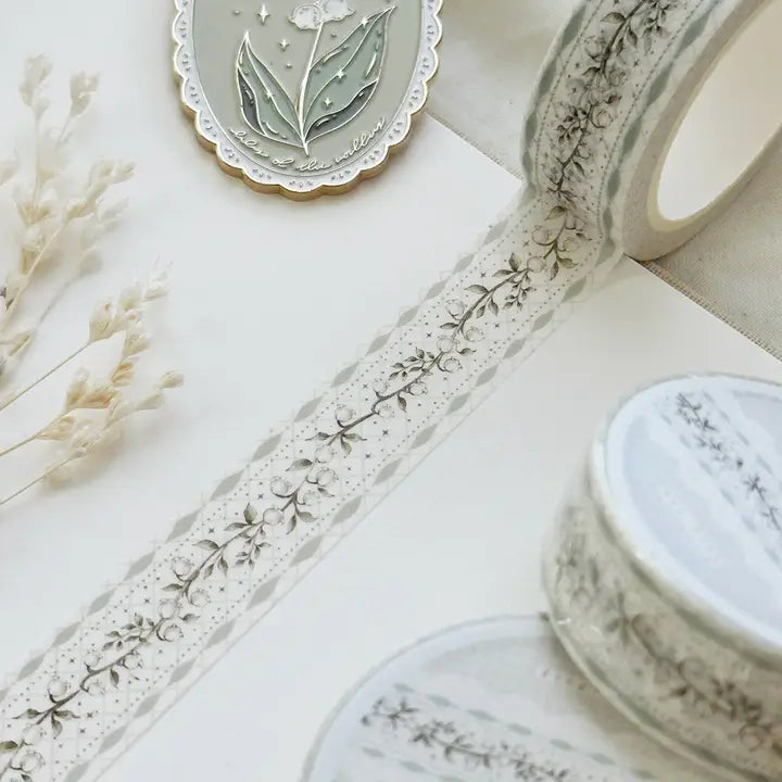Leela Journals - Washi Tape 15mm - Lily of the Valley