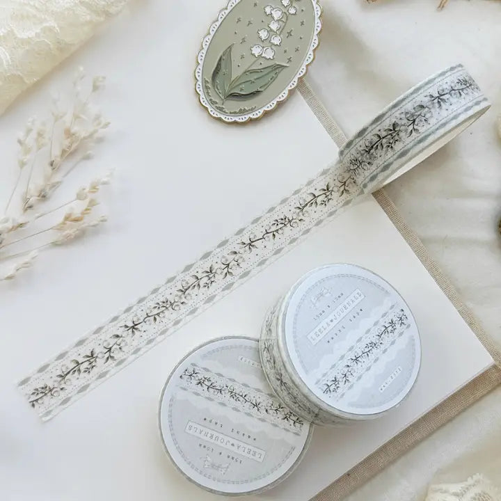 Leela Journals - Washi Tape 15mm - Lily of the Valley