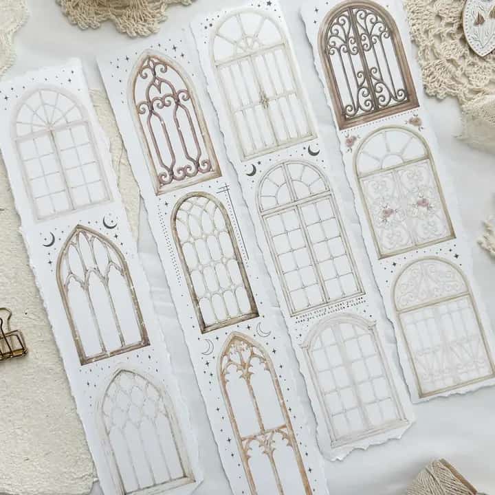 Leela Journals - Washi Tape 50mm - Ventanas