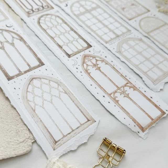 Leela Journals - Washi Tape 50mm - Ventanas