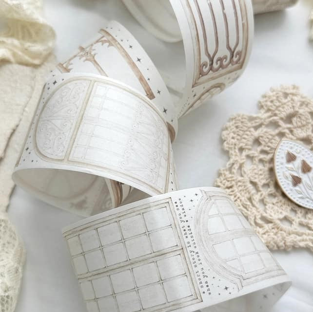 Leela Journals - Washi Tape 50mm - Ventanas