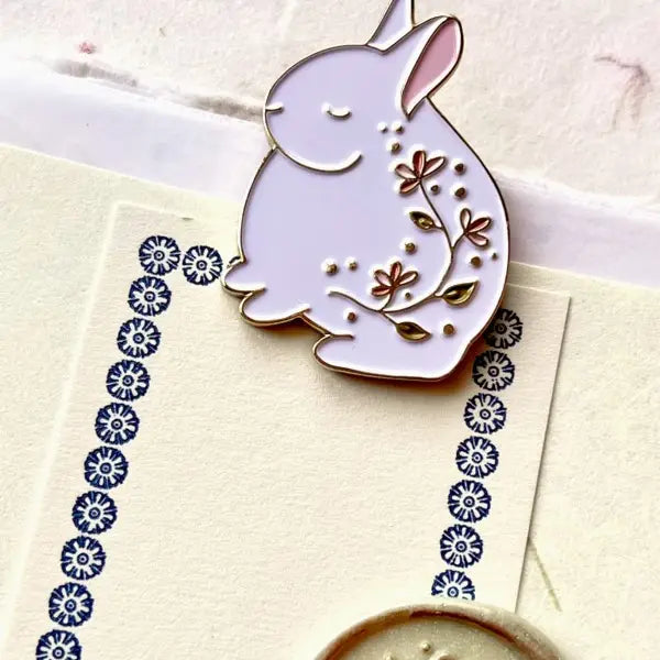 Nikki Dotti - Pinza Clip Esmaltado - Rabbit