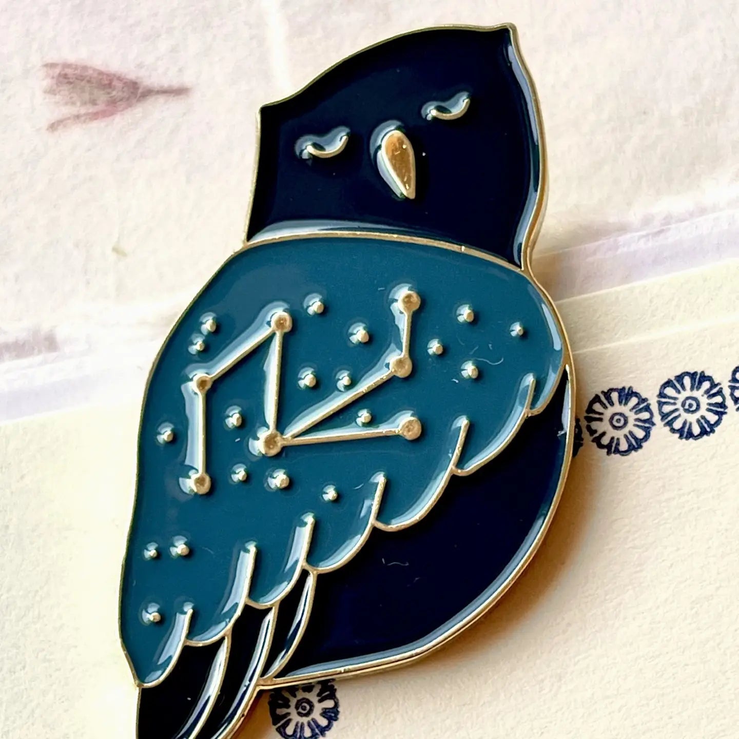 Nikki Dotti - Pinza Clip Esmaltado - Night Owl