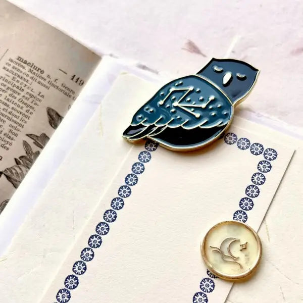 Nikki Dotti - Pinza Clip Esmaltado - Night Owl