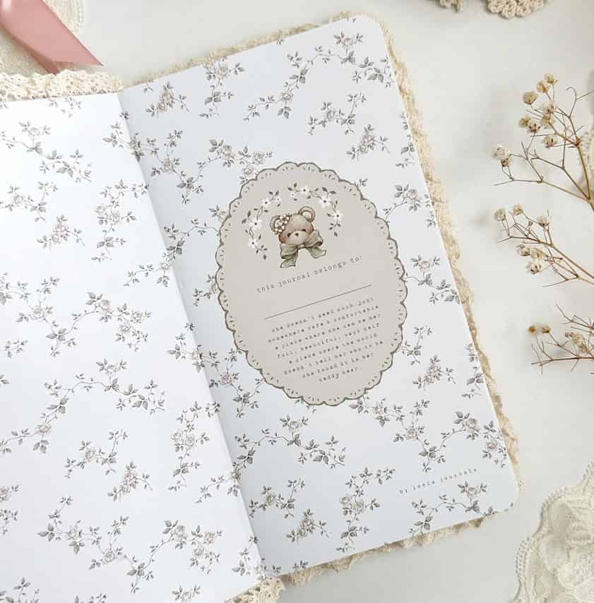 Leela Journals - Cuaderno A5 TN Puntos - Teddy Bear