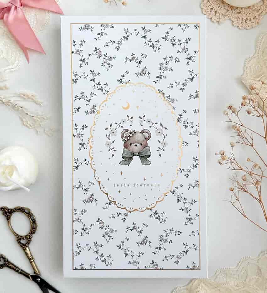 Leela Journals - Cuaderno A5 TN Puntos - Teddy Bear